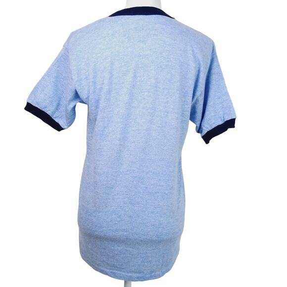 Sportswear VTG SZ L Colorado Single Stitch RingerTee Blue/Navy Blue Unisex - Picture 6 of 8